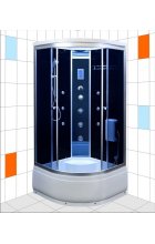 Душевая кабина Leader D 802 M Black/Mirror FM Душевая кабина Leader D 802 M Black/Mirror FM