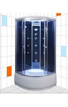 Душевая кабина Leader D 902 M Black/Mirror FM