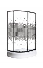 Душевой уголок МОНОМАХ -ДУ 90/70/180 МЗ BL L/R с поддоном Душевой уголок МОНОМАХ -ДУ 90/70/180 МЗ BL L/R с поддоном