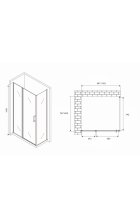 Душевой уголок ABBER Sonnenstrand AG04100S-S80