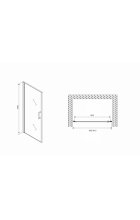 Душевая дверь ABBER Sonnenstrand AG04090