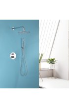 Душевая система ABBER Emotion AF8818 скрытого монтажа без излива, хром