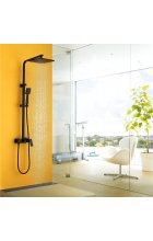 Душевая система ABBER Daheim AF8220B без излива, черный матовый