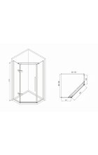 Душевой уголок ABBER Ewiges Wasser AG05090