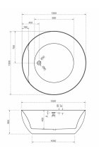 Акриловая ванна ABBER AB9280 Акриловая ванна ABBER AB9280