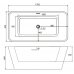 Акриловая ванна ABBER AB9212-1.7