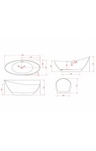 Акриловая ванна ABBER AB9233 Акриловая ванна ABBER AB9233