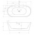 Акриловая ванна ABBER AB9299-1.5