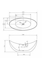 Акриловая ванна ABBER AB9333
