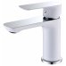 Смеситель ABBER Weiss Insel AF8010W для раковины, белый-хром