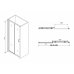 Душевая дверь ABBER Schwarzer Diamant AG30100B