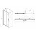 Душевая дверь ABBER Schwarzer Diamant AG30160B