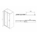 Душевая дверь ABBER Schwarzer Diamant AG30170B
