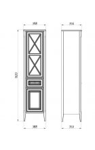 Пенал АСБ Woodline Монте 40