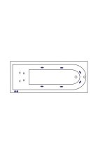 Гидромассажная ванна ACTIMA Aurum 150x70 "HYDRO+" (хром)