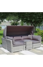 Комплект дачной мебели Афина Мебель AFM-320G Grey