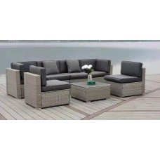 Комплект дачной мебели Афина Мебель YR822C Grey/Grey