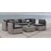 Комплект дачной мебели Афина Мебель YR822C Grey/Grey