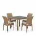 Комплект дачной мебели Афина Мебель T257B/Y380B-W65 Light Brown