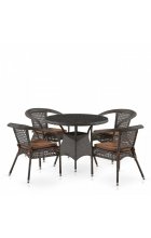 Комплект дачной мебели Афина Мебель T220CT/Y32A-W53 Brown
