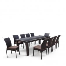 Комплект мебели Афина Мебель T438/Y380A-W53 Brown 10PCS
