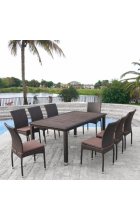 Комплект мебели Афина Мебель T347/Y380A-W53 Brown 8PCS