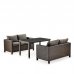 Комплект мебели Афина Мебель T256A/S59A-W53 Brown