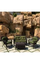 Комплект мебели Афина Мебель LV520BG Brown/Green