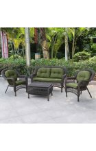 Комплект мебели Афина Мебель LV520BG Brown/Green