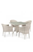Комплект мебели Афина Мебель T190B/Y350A-W85-90x90 4Pcs Latte