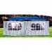 Садовый шатер Афина-Мебель AFM-1015C Blue-white