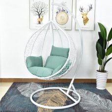 Подвесное кресло Афина-Мебель AFM-168A-XL White/Green