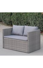 Комплект дачной мебели Афина Мебель S330G-W78 Grey