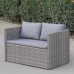 Комплект дачной мебели Афина Мебель S330G-W78 Grey