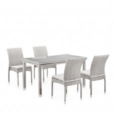 Комплект дачной мебели Афина Мебель T256C/Y380C-W85 Latte