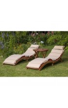 Комплект шезлонги и столик AFM-803A-T133 2pcs Beige Комплект шезлонги и столик AFM-803A-T133 2pcs Beige