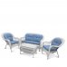Комплект мебели Афина Мебель LV520 White/Blue