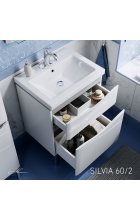 Тумба с раковиной Alavann Silvia 60