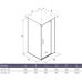 Душевой уголок Alex Baitler AB 214-90