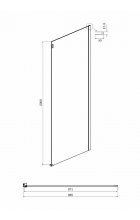 Душевой уголок Ambassador Benefit 19022204HBB-90HBB 150х90