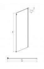 Душевой уголок Ambassador Benefit 19022204HBB-100HBB 150х100