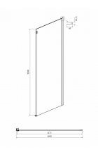 Душевой уголок Ambassador Benefit 19021103HX-120HX 140х120