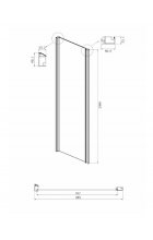 Душевой уголок Ambassador Intense 110021105IX-100IX 160х100