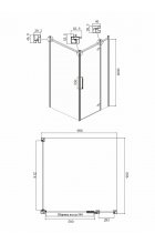 Душевой уголок Ambassador Royal 18015307-L 100х100