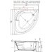 Акриловая ванна Aquanet Fregate 120x120