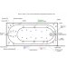 Акриловая ванна Aquanet LOTOS 175x80