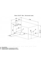 Акриловая ванна Aquanet West ЭКО 120x70