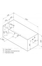 Акриловая ванна Aquanet West ЭКО 130x70