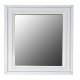 Зеркало Atoll Валери 160 белый,патина серебро