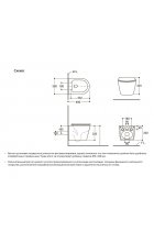 Унитаз Avimano Intuition 1000072 подвесной черный матовый